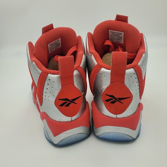 Reebok | Kamikaze 2 Mid | Red/Silver | 2013 | Size 8.5 - Picture 7 of 8